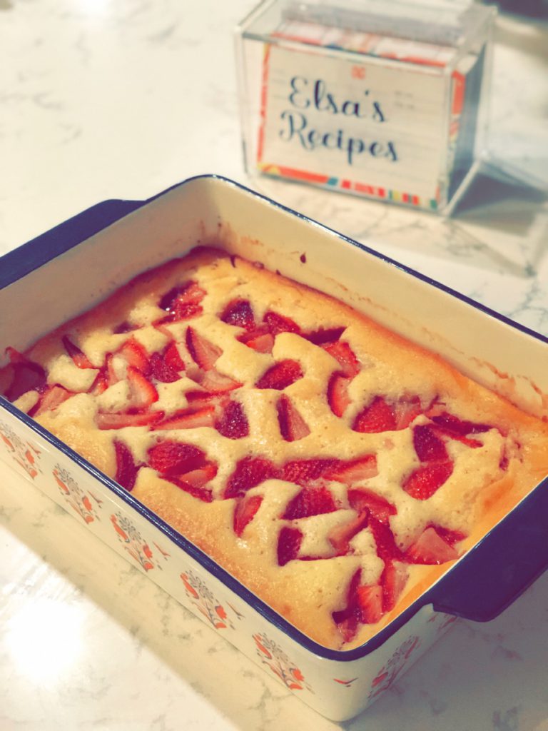 Elsa' Strawberry Cobbler